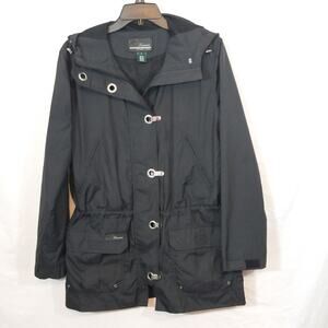 Ralph Lauren hooded cargo grommet coat